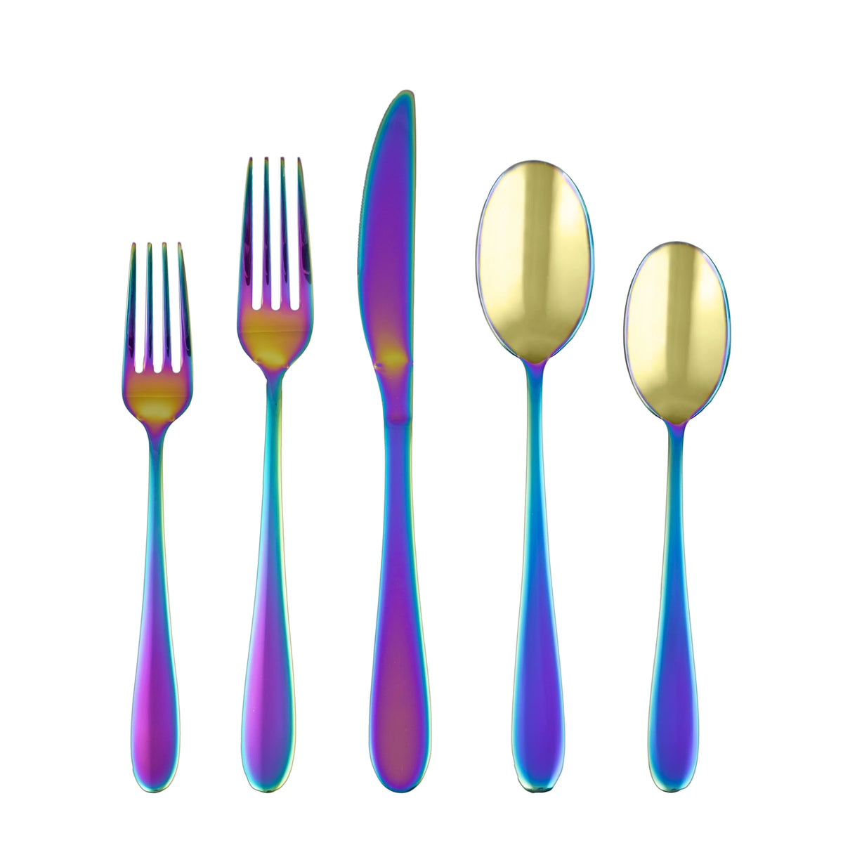 Black 20-Piece Flatware Set E761416