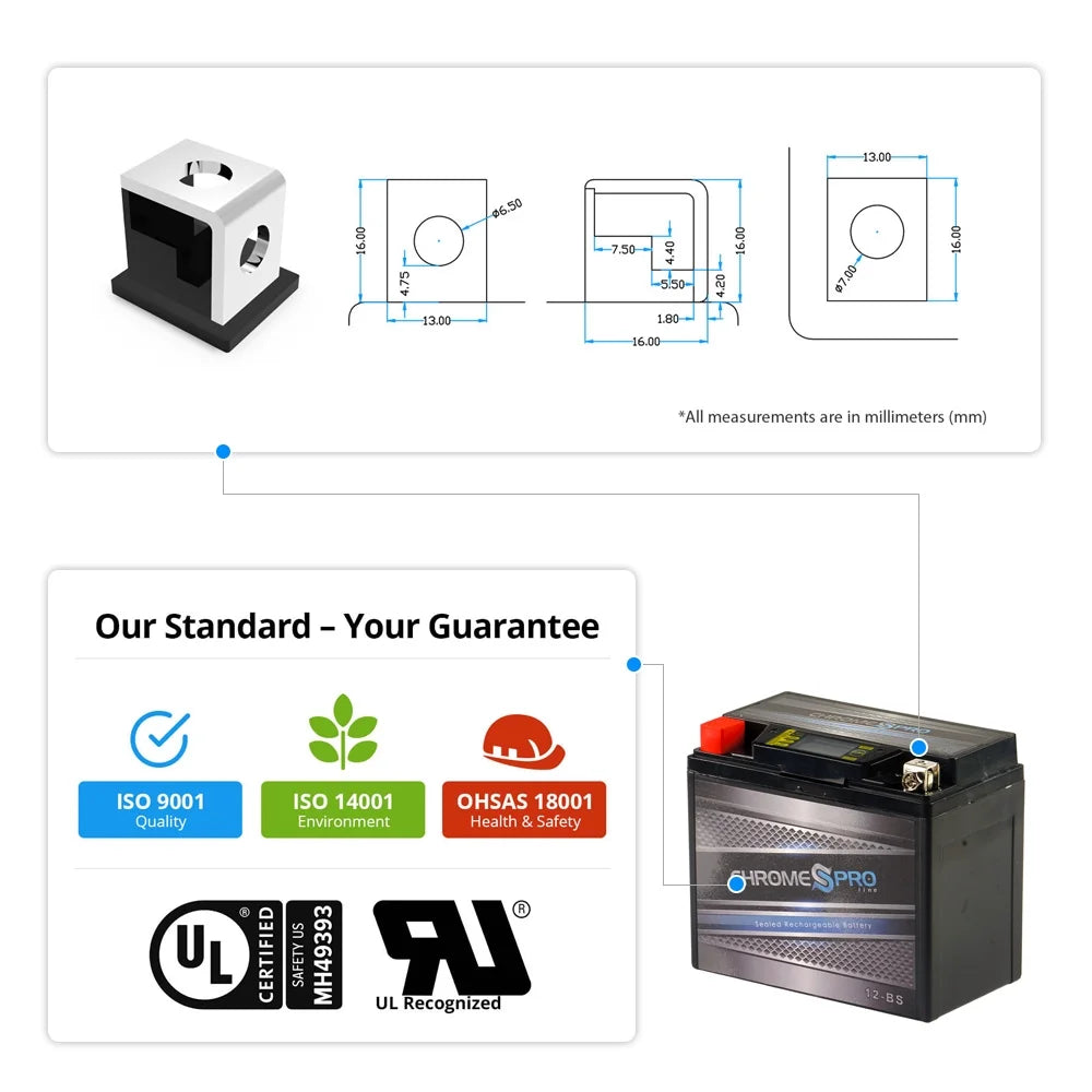 Motorcycle Battery A88654