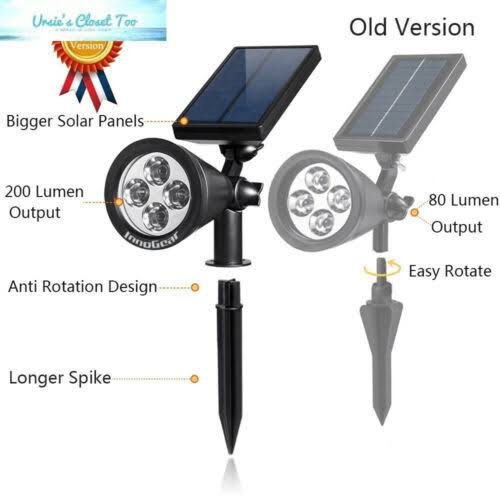 Solar Lights 2-in-1 Waterproof Outdoor Landscape Lighting T16554