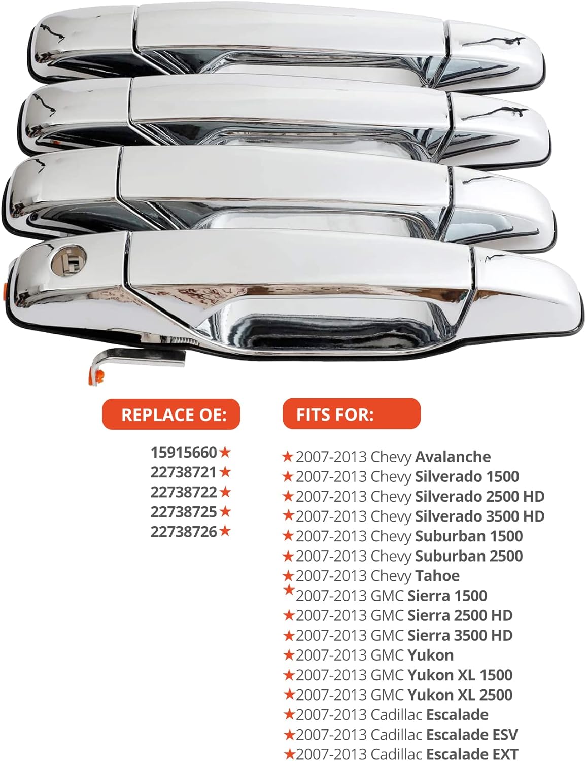 Exterior Door Handle Pack of 2 C334