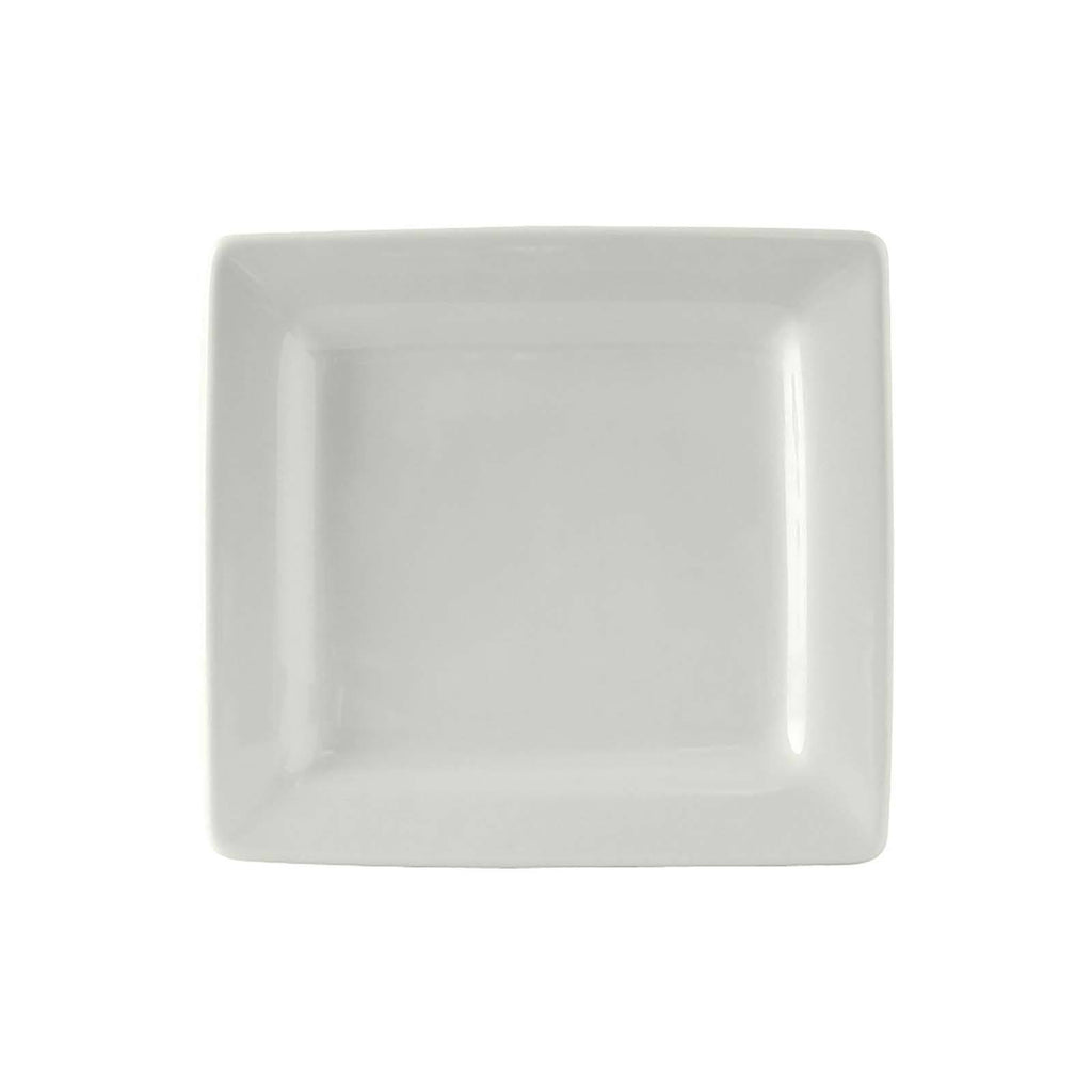 White Rectangular China Plate 12/Case N290017