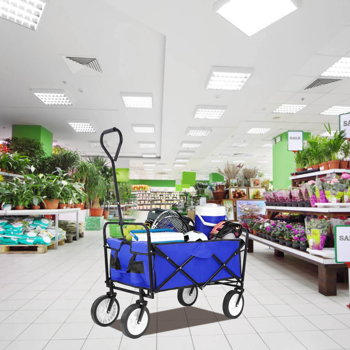 Collapsible Outdoor Utility Wagon Cart N204730