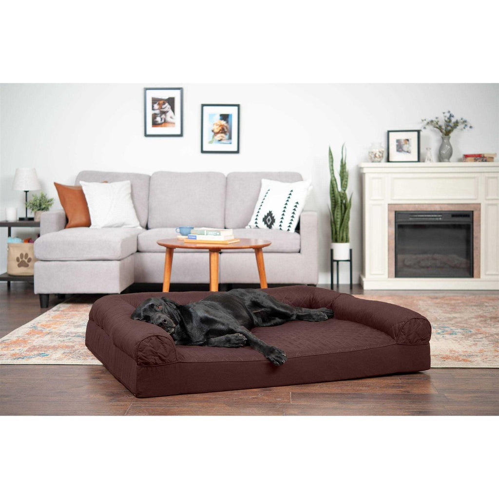 Quilted Sofa Dog Bed Y12354