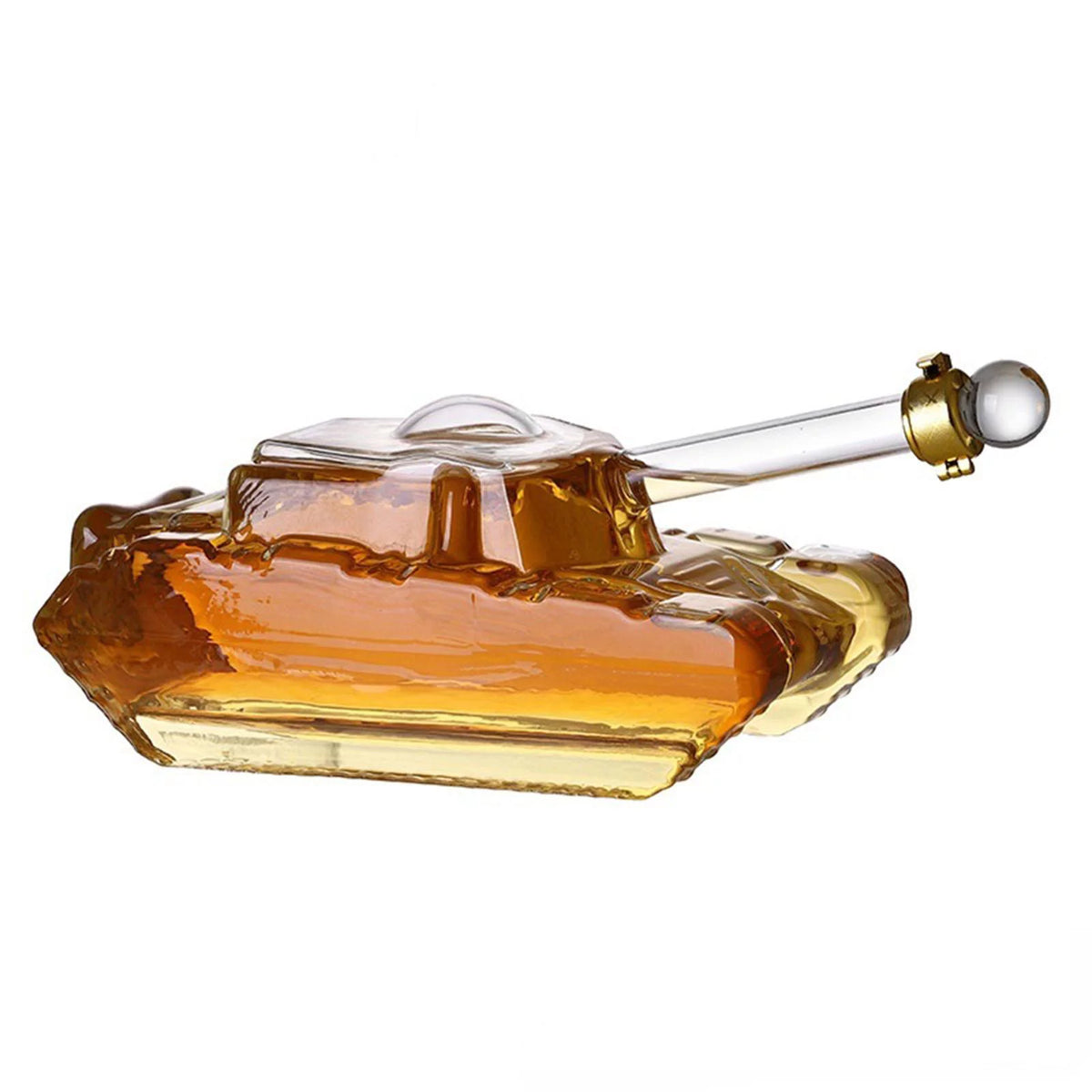 Tank Shaped Clear Decanter V4905