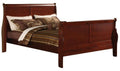 Cherry Eastern King Sleigh Bed I75297