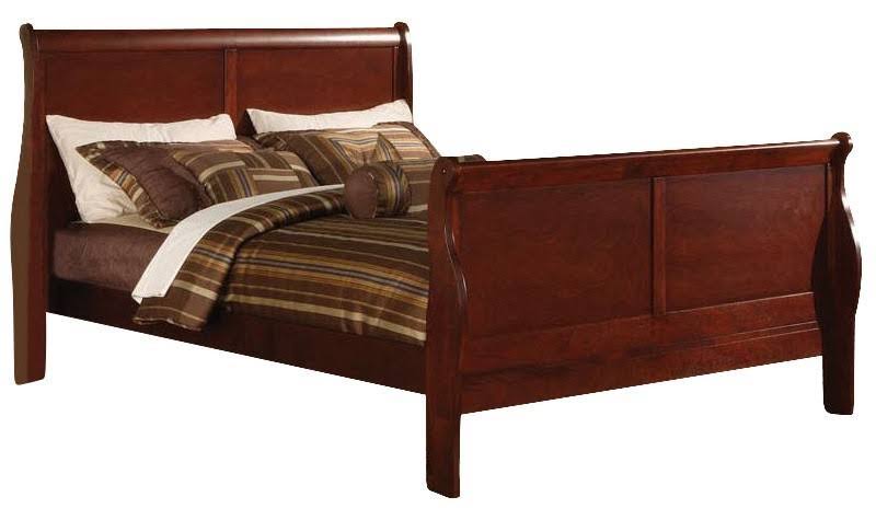 Cherry Eastern King Sleigh Bed I75297