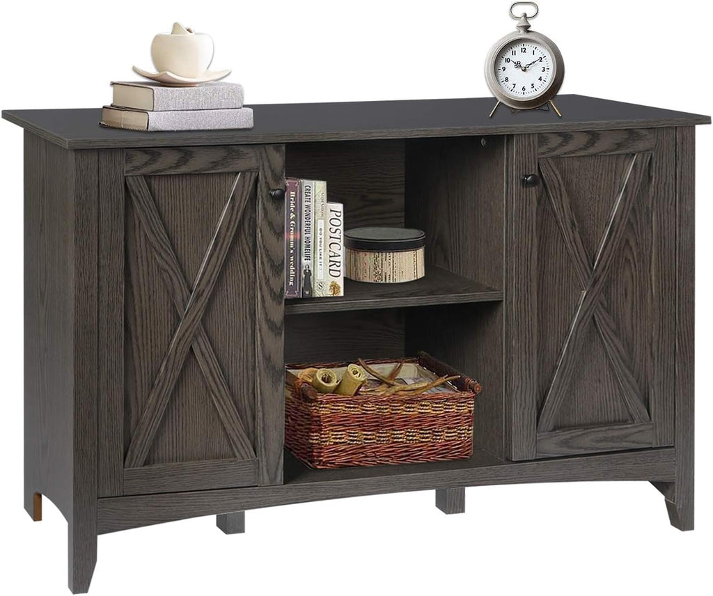 Brown Accent Cabinet with Doors and Adjustable Shelves H5461
