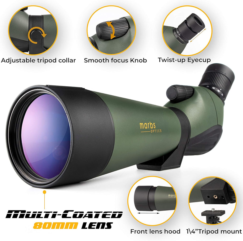 20-60x80 Spotting Scope with Tripod R340142