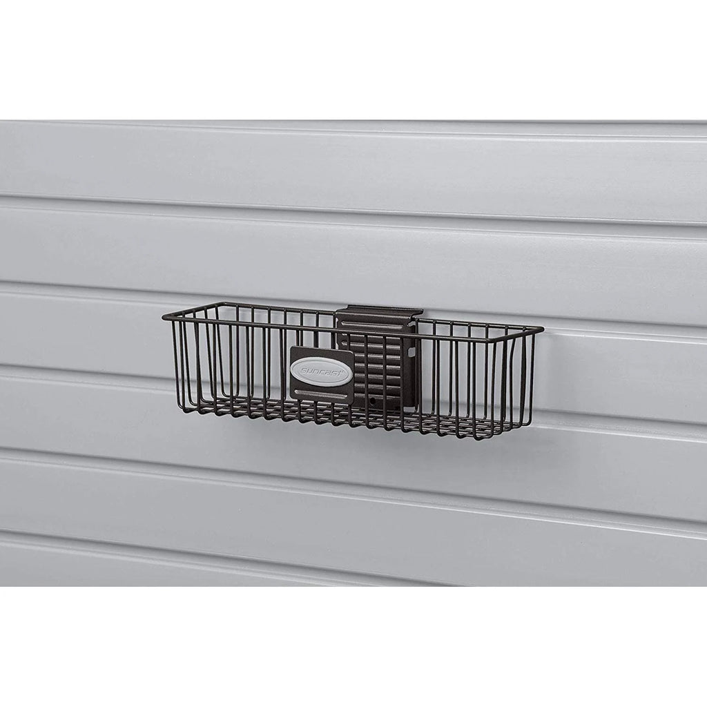 Black 2 Pack Metal Wire Shelf Basket V30199