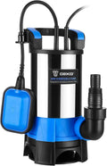400W 1/2HP Portable Submersible Sump Pump with Float Switch and 16ft Cable I769