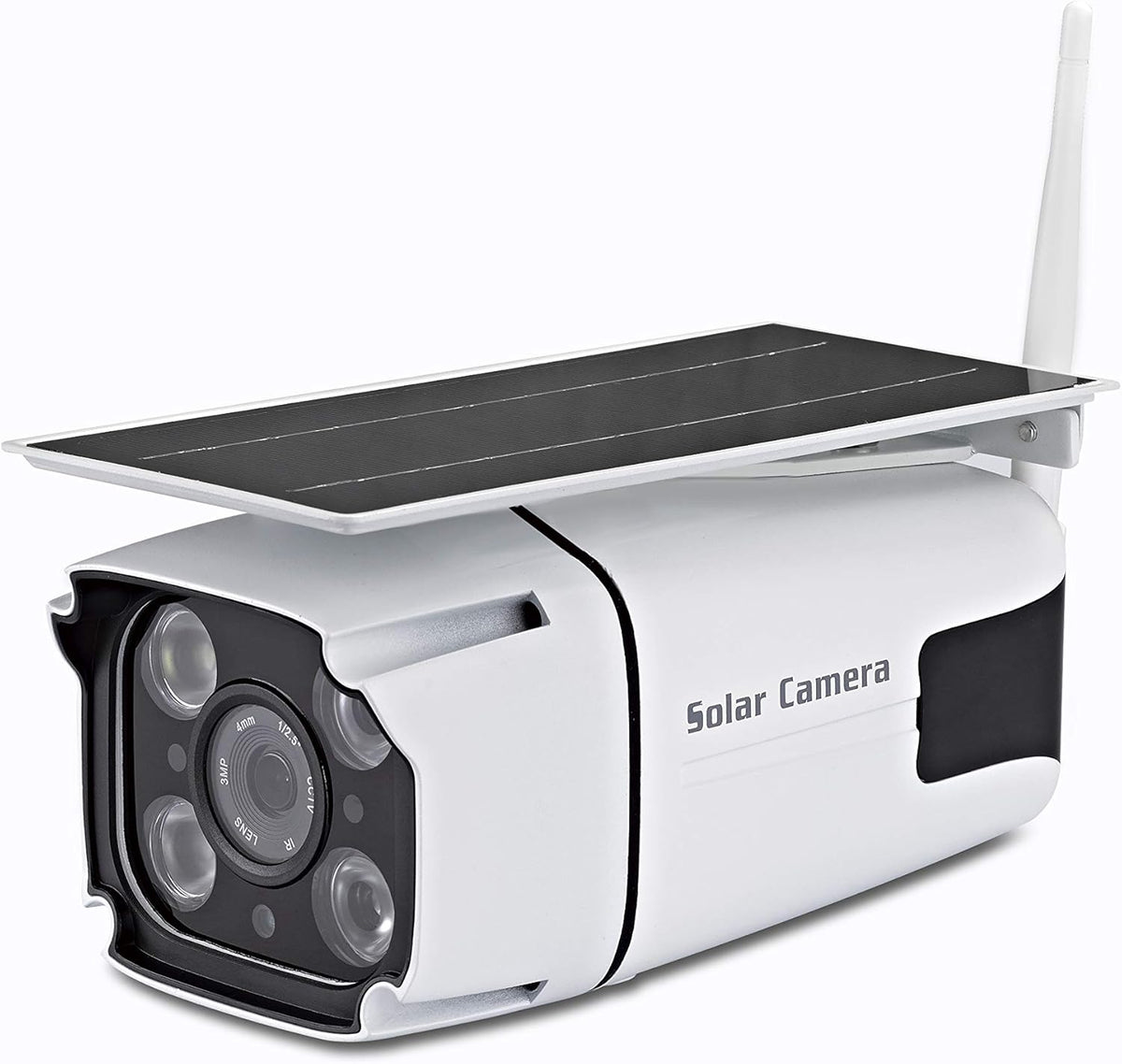 Solar Powered Wireless Security Camera 2.4Ghz WiFi IP CCTV Camera W874576
