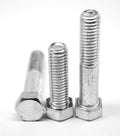 22 x 2 Coarse Thread Grade 5 Hex Cap Screw Medium Carbon Steel Zinc Plated W92387