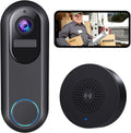 1080P HD Wireless Video Doorbell Camera with Chime B328137