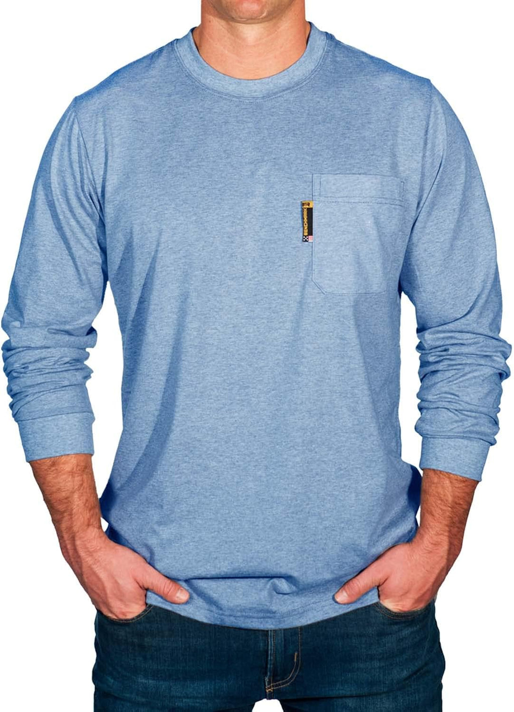 Flame Resistant Long Sleeve T-Shirt with Pocket C75074