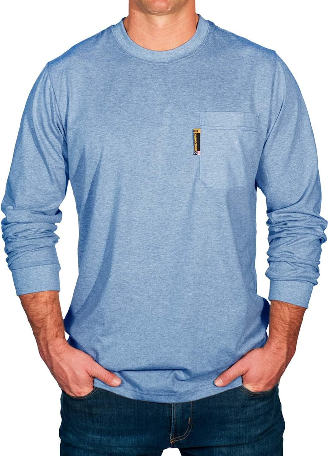 Flame Resistant Long Sleeve T-Shirt with Pocket C75074