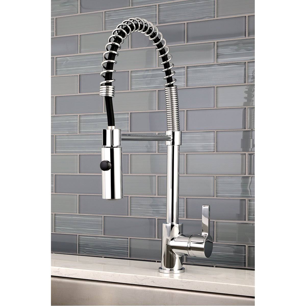 Single Handle Pull Down Kitchen Faucet Naples Bronze O500