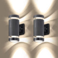 4 Pack LED Outdoor Wall Light Aluminum Waterproof 3000k 5W Z31908