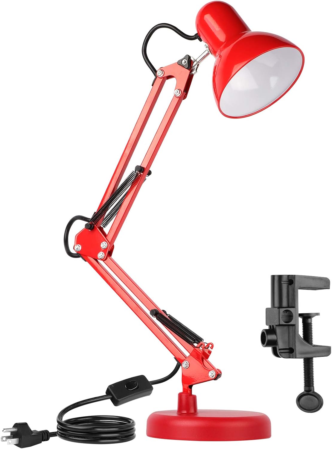 Adjustable Metal Desk Lamp with Clamp W880
