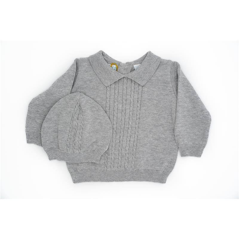 Cable Knit Two Piece with Hat F601226
