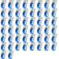 50 Pack Caster Swivel Plate Polyurethane Wheels F72645