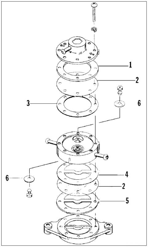 Round Fuel Pump Rebuild Kit B454
