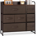 7 Drawer Fabric Dresser Storage Tower H258