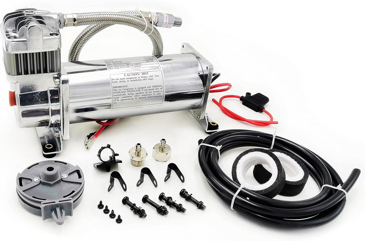 Heavy Duty Air Horn Compressor 200psi 12V Universal Replacement V589