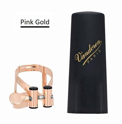 Tenor Sax Ligature & Plastic Cap Pink Gold K902873