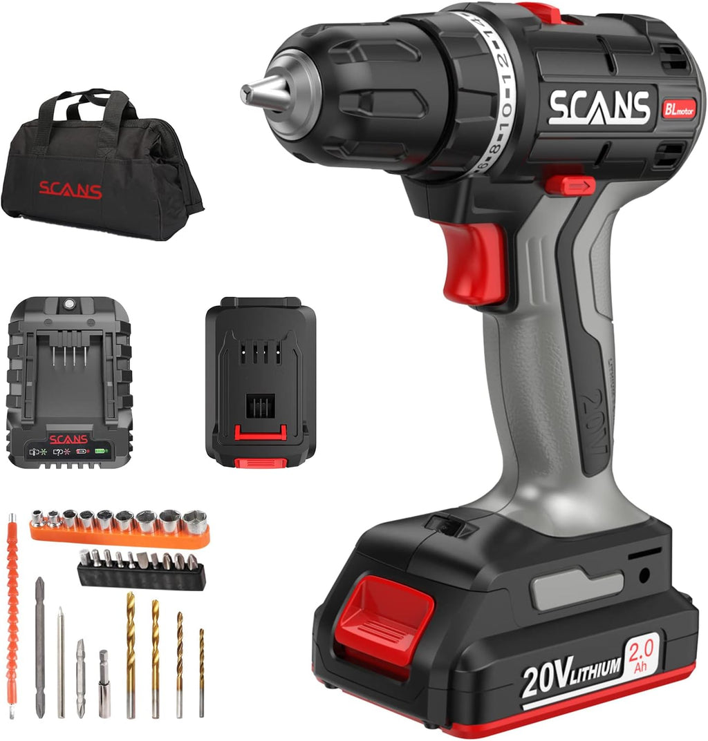 Cordless Drill/Driver Kit 20V MAX 3/8 Keyless Chuck M8376