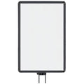 Vertical Swivel Mount Sign Frame 14 x 22 in. Matte Black J545