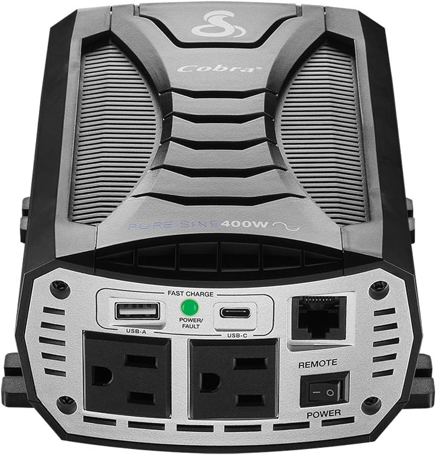 500W Portable Power Inverter with 2 AC Outlets and 2 USB Ports X1021