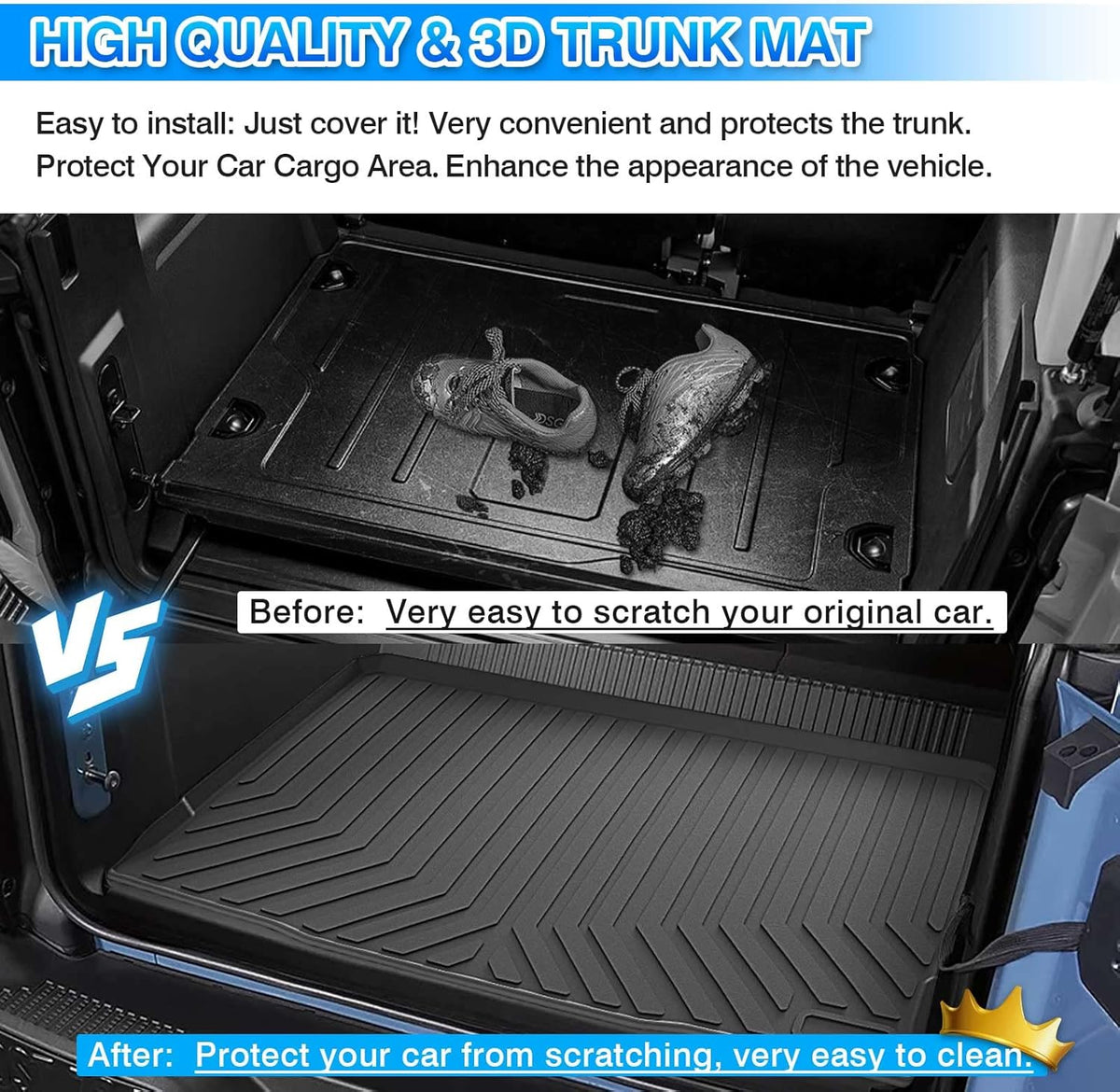 All Weather TPE Cargo Liner Trunk Mat B153