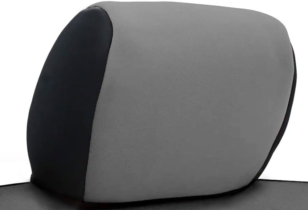 Custom Fit Pickup Truck Neoprene Front Seat Covers Gray Black A3305