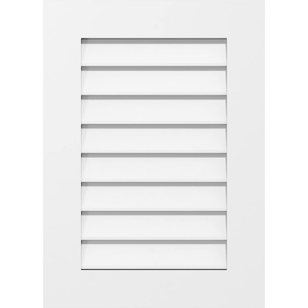 Vertical Surface Mount PVC Gable Vent W6540