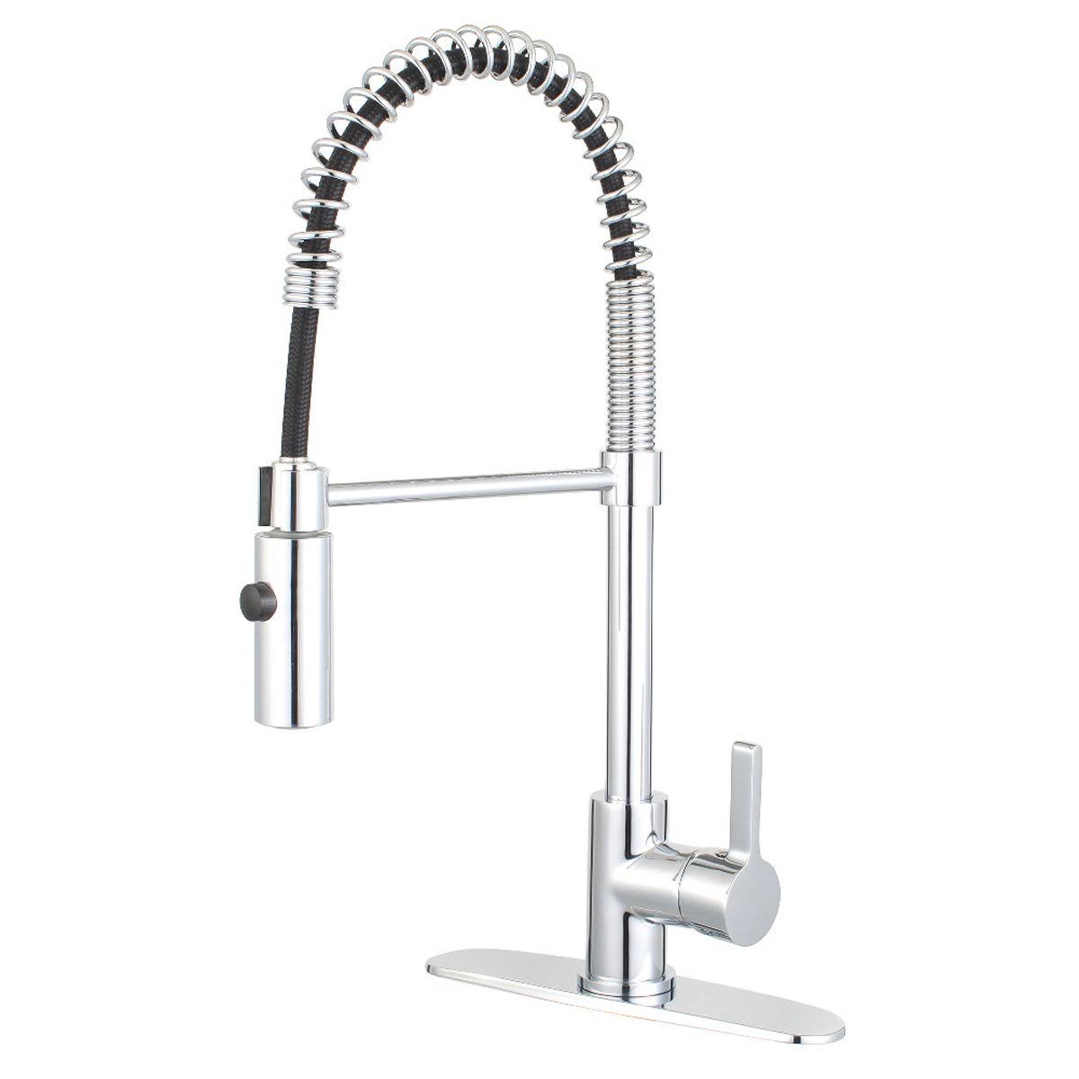 Single Handle Pull Down Kitchen Faucet Naples Bronze O500