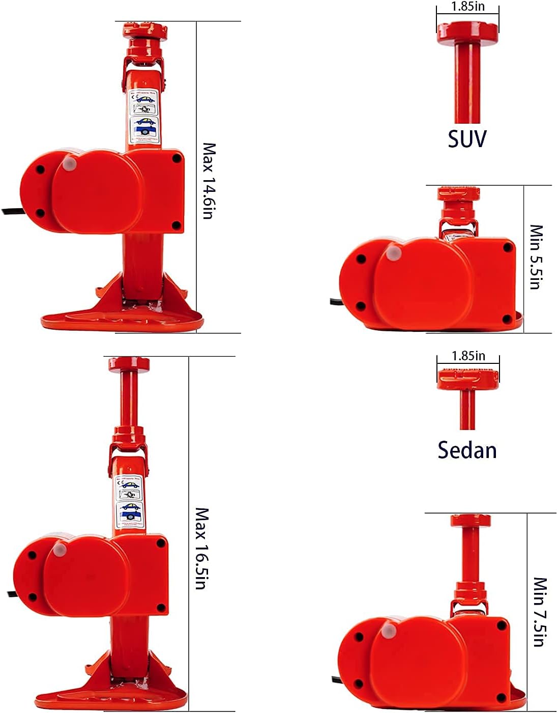 3 Ton 12 V Electric Scissor Jack I610