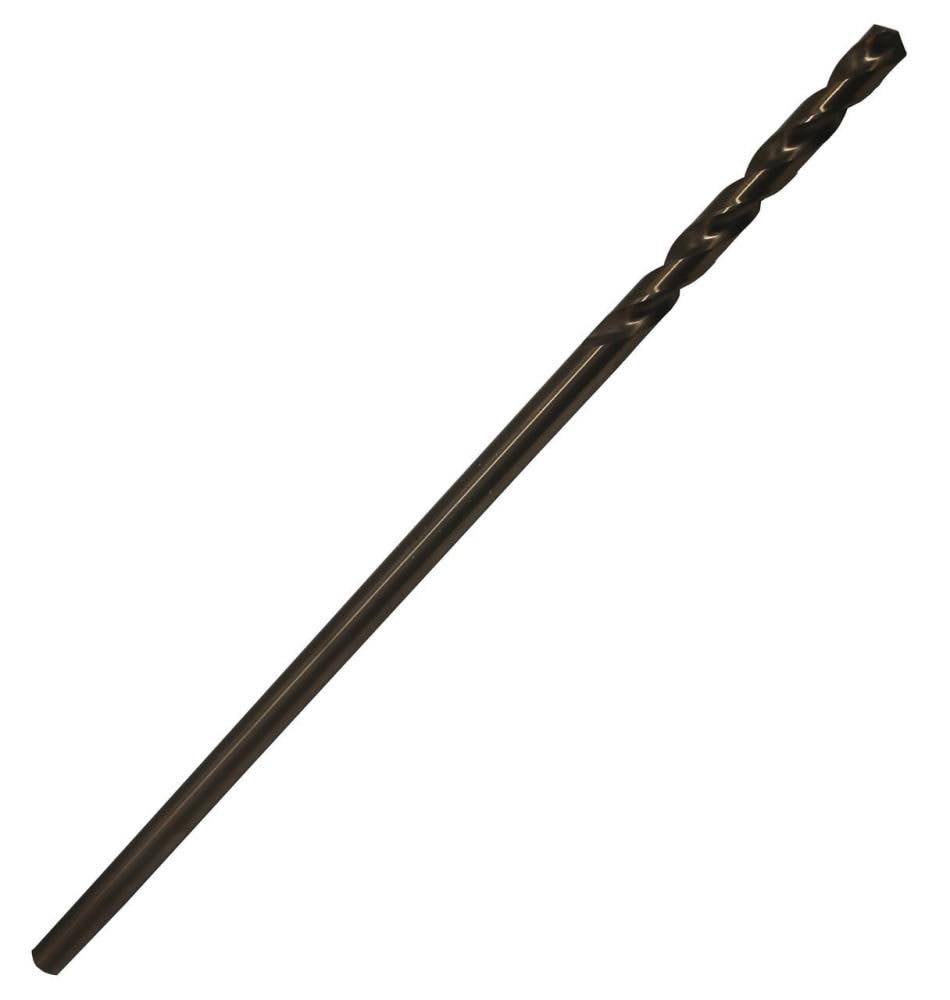 12-Piece #24 x 6-in Cobalt Twist Drill Bit Stainless Steel O985