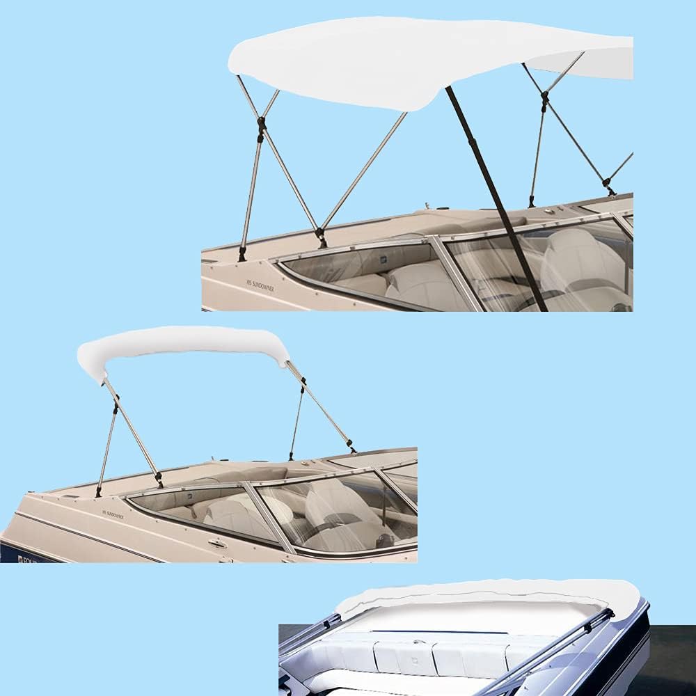 4 Bow Bimini Top Replacement Cover Marine Grade Canvas Q316036