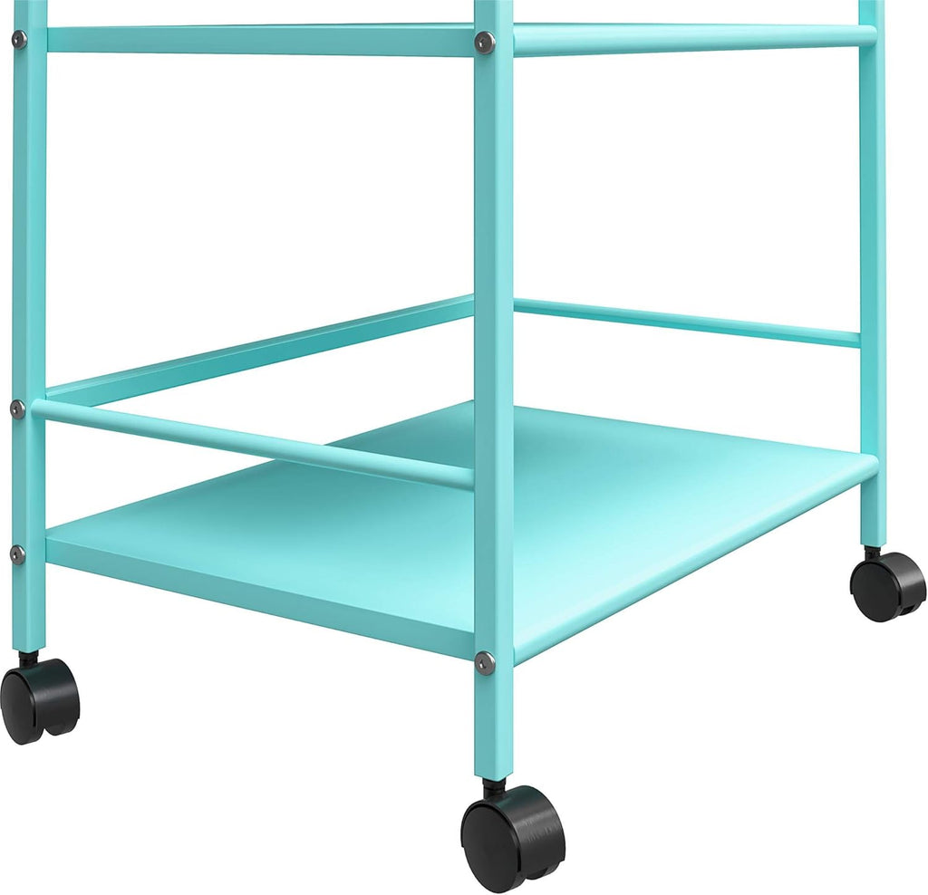 Mint Metal Rolling Cart S351495