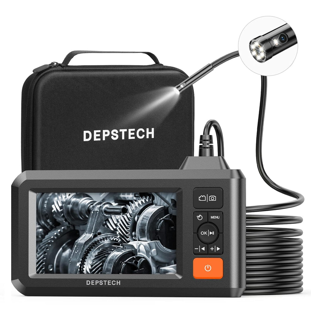 1080P HD Dual Lens Borescope Inspection Camera with Light Y9394