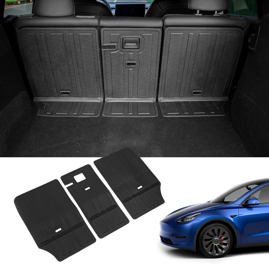 Tesla Model Y All Weather Trunk Mats Cargo Liners Set of 3 I6874