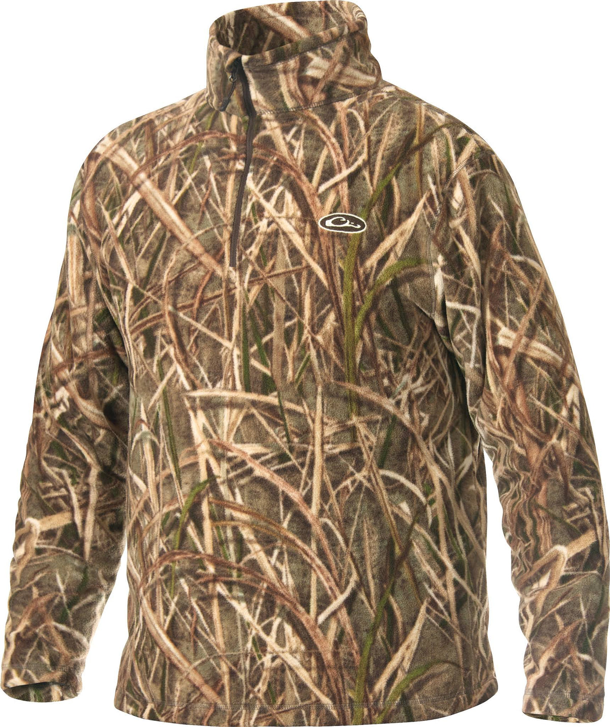 Camo Fleece 1/4 Zip Pullover L131