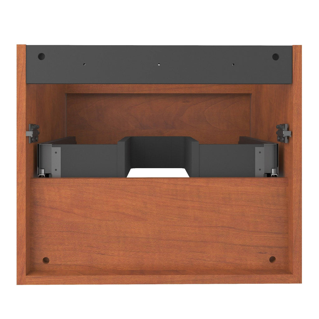 24x22 Autumn Oak Wood Bathroom Vanity Cabinet with Ceramic Top Sink O6744