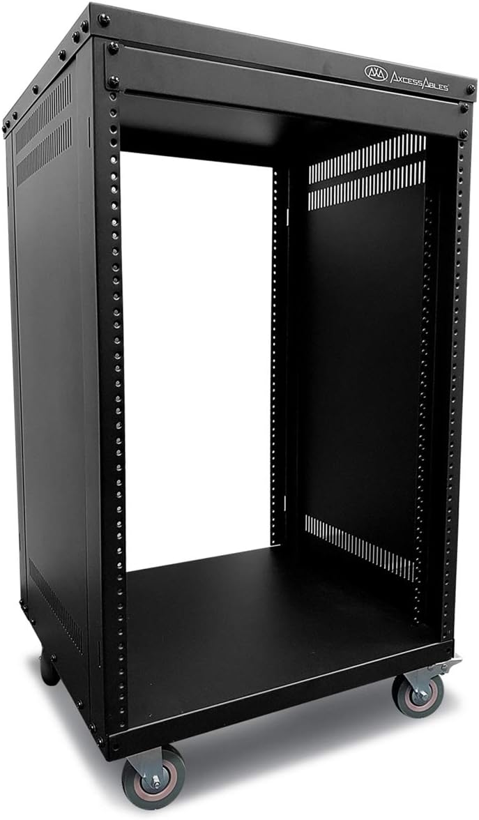 16U 19 Inch AV Rack Stand with Wheels A9800