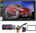 Double Din 7 Inch Touch Screen Bluetooth Car Stereo with Backup Camera P2823