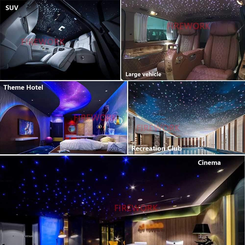 16W RGBW LED Fiber Optic Star Ceiling Light Kit P18479