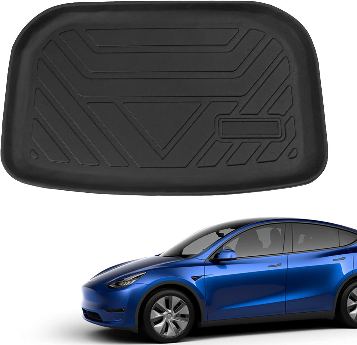 Tesla Model Y All Weather Trunk Mats Cargo Liners Set of 3 I6874
