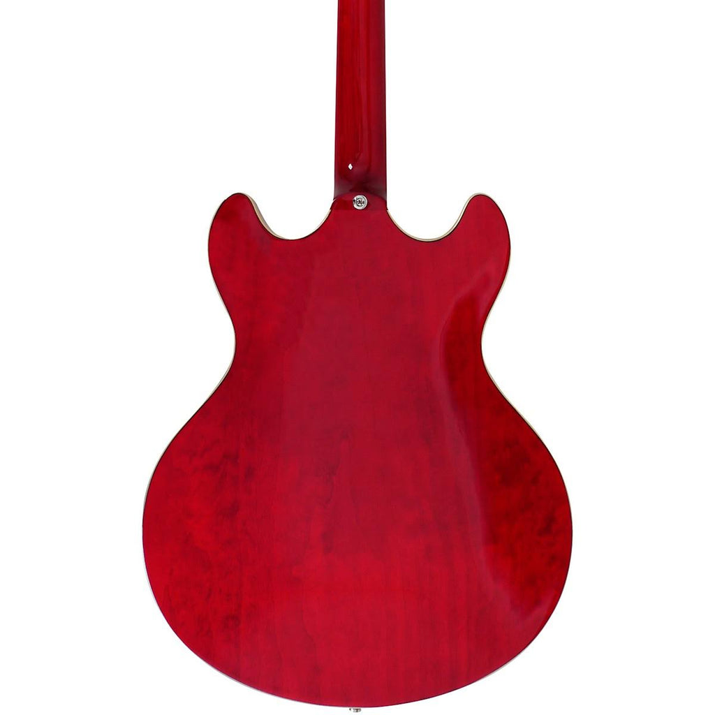 See-Thru Red Hollowbody Electric Guitar L62318
