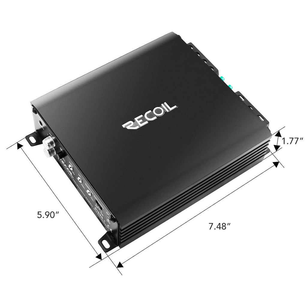 1200 Watts Mono-Block Car Audio Subwoofer Amplifier E669