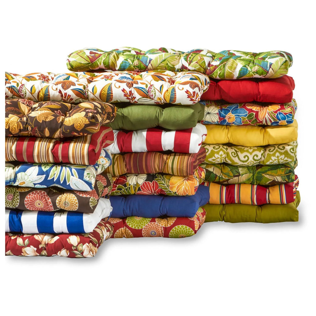 Flowers on Chocolate Outdoor Swing Bench Cushion U40500